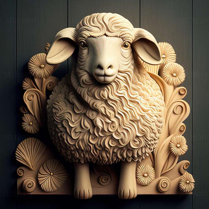 3D model Dolly sheep famous animal (STL)